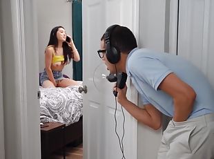 Mina Moon, Johnny The Kid - Spying On The Horny Zoomer