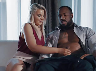 Gemma Parker tastes first big black cock in her life