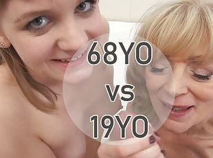 68yo and 19yo women vs Rocco! Amazing!