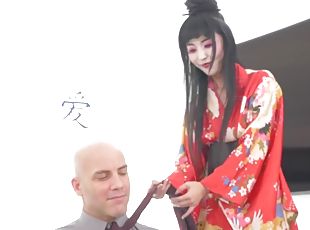 Raunchy geisha Marica Hase crazy xxx clip