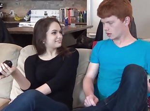 Home Alone With My Stepsister - Teen Porn