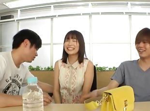 Wild office gangbang with hot ass Japanese secretary Kawai Asuna