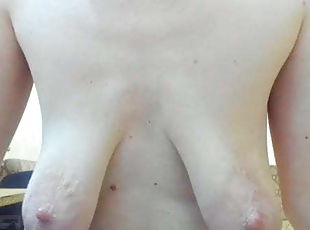 amateur, mature, naturel, webcam, solo, seins-flasques