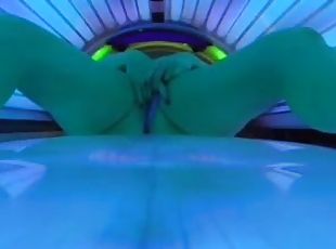 Turkish teen in solarium