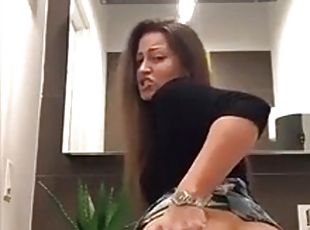 Dani daniels public toilet fingering