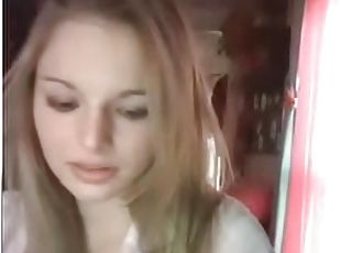 Blonde tiny masturbate on webcam - Vol.2