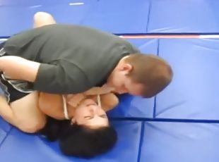 Mixed wrestling maledom