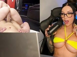 Lily Lou, Porn ASMR Reaction, Thick Yoga Girl Gets 3 Orgasms & Huge facial- Amateur Willow Harper !