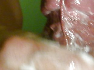 Cumshot close up glans