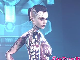 Mass Effect 3D Characters is Used as a Sex Slaves