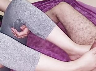 feetjob handjob amateur FHD 4K Cums In My Feet ????? ??????? ?? ??????? ???? ??? ???????