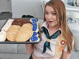 POVD Motivated Teasing Girl Scout Cookie Girl Fucks Big Dick