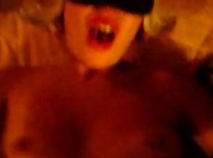 Masked Italian girl has anal sex