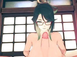 Hentai Xianyun Sweaty Boobjob Genshin Uncensored