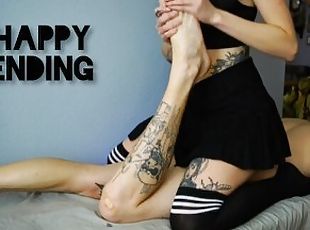 Happy Ending Massage from Sexy Goth Girl