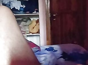 Solo guy Masturbating in bed room