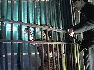 Hardcore kinky ananl prison doggy style fuck for blonde Carly Parker