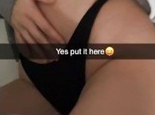 18 year old Teen cheats on boyfriend on Snapchat