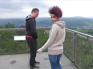 german amateur ebony teen public fuck