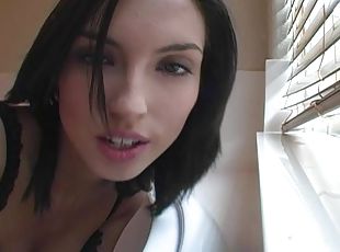 Beautiful Close Up Of Brunette Slut Sophie Crus