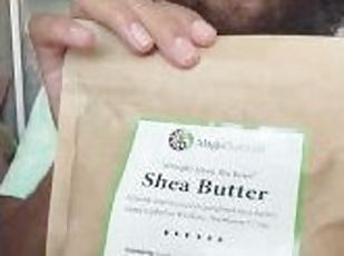 Shea butter with Rock Mercury