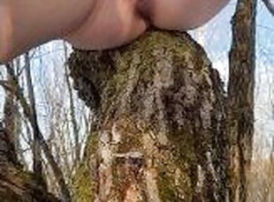 extrême, pisser, public, chatte-pussy, giclée, amateur, anal, culotte, solo, forêt