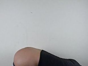 Solo Booty Out Workout Exercise. Would You Hit From the Back ???