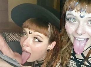 Throat Goddess e-Girl Gets a Messy Cum Reward - OnlyFans Trailer