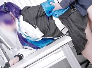 ?????Aliceholic13?Hayase Yuka  Blue Archive Cosplay OfficeLove Hentai creampie compilation