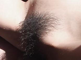 Nice looking Asian babe Chiaki got her hairy cu