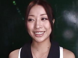 Skinny Japanese chick Mau Morikawa knows how to pleasure a dick