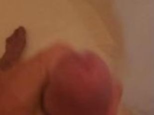 Shower cumshot solo masturbation