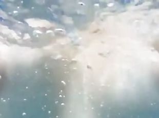 pov tits underwater in slow motion