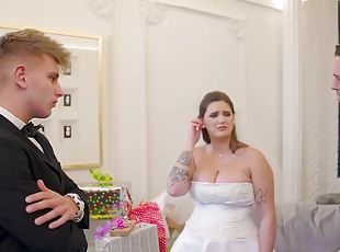 Bbw Bride Decided To Cheat On Her Fiance Before The Wedding