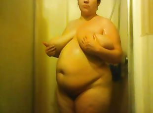 Another solo bbw shower video