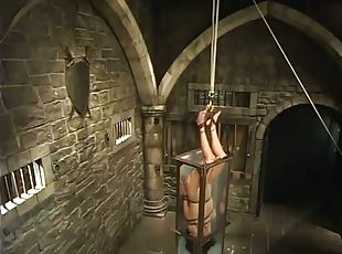 Wenona the slim brunette chick in water bondage video