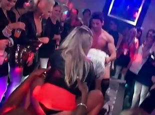 Interracial fun and hot dancing at party