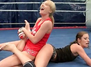 Wrestling ladies are sexy in the ring