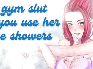 Hot Gym Slut Lets You Use Her in the Showers [Submissive Slut] [Sloppy Blowjob]