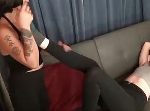 Lesbian foot worship