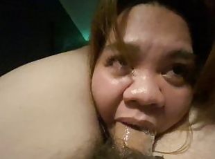 POV: Thick Asian LEG-LOCKED & THROATFUCKED