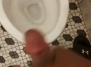 Sneaking in bathroom to masturbate
