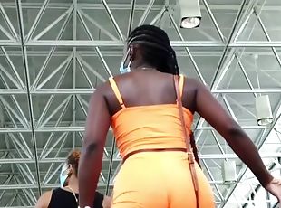 Ebony candid creepshot