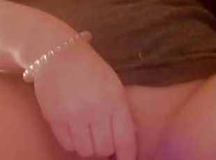 Milf with huge tits masturbating